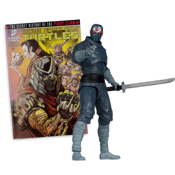 McFarlane TMNT Page Punchers Foot Soldier Actionfigur mit Comic 14cm 2025
